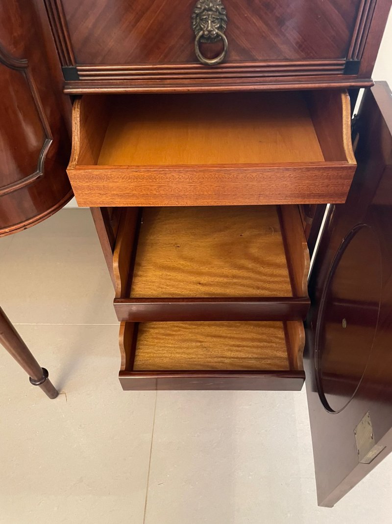Outstanding Quality Antique Edwardian Mahogany Sideboard by Goodall of Manchester - Image 18